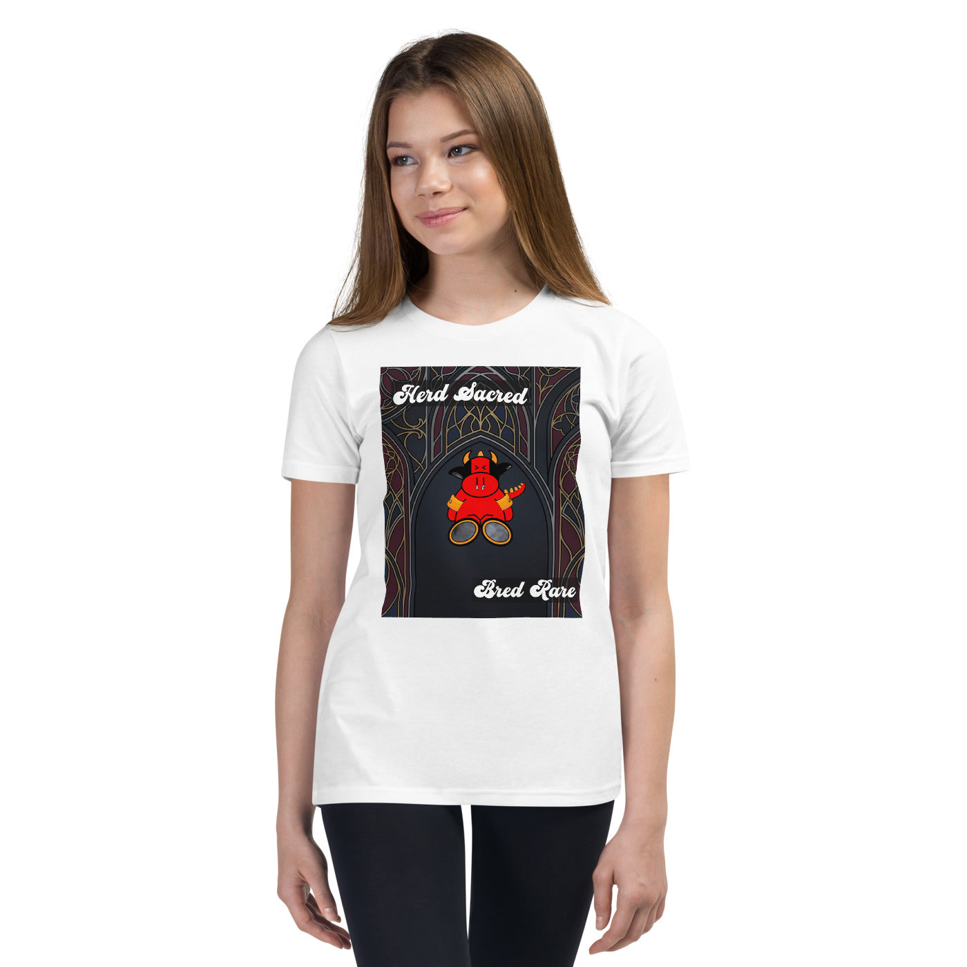 Pocket Cows Youth Staple Tee — Design 267