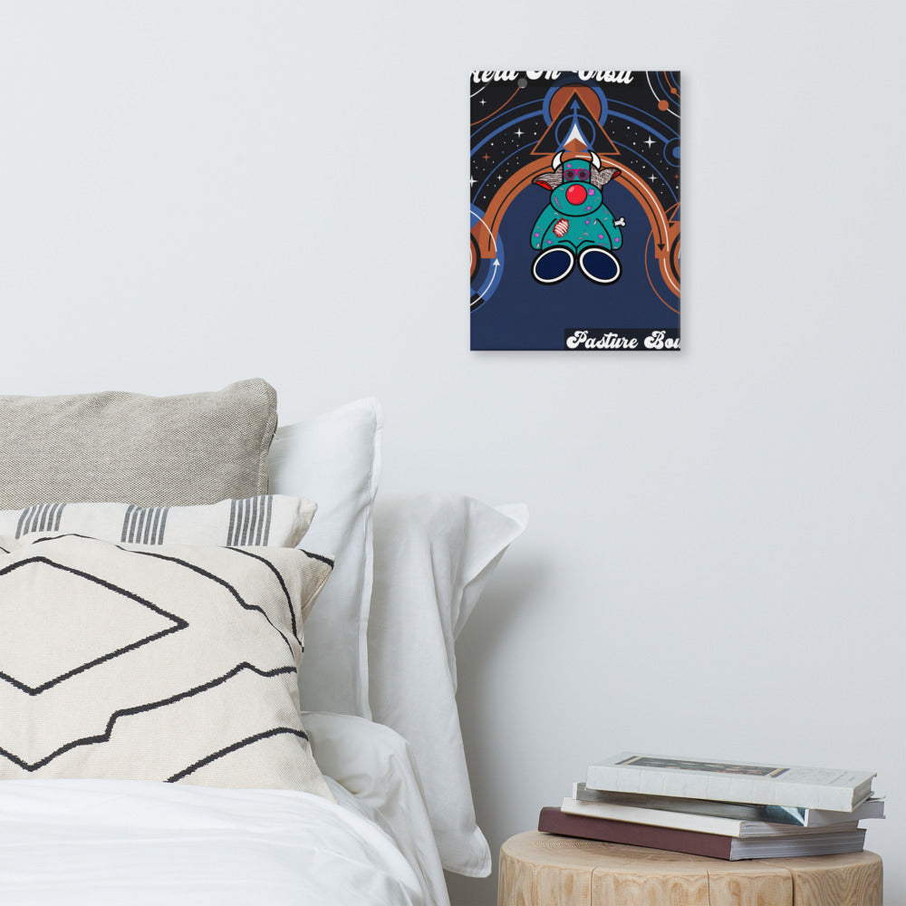 Pocket Cows Canvas (in) — Orbit The Herd — Design 797