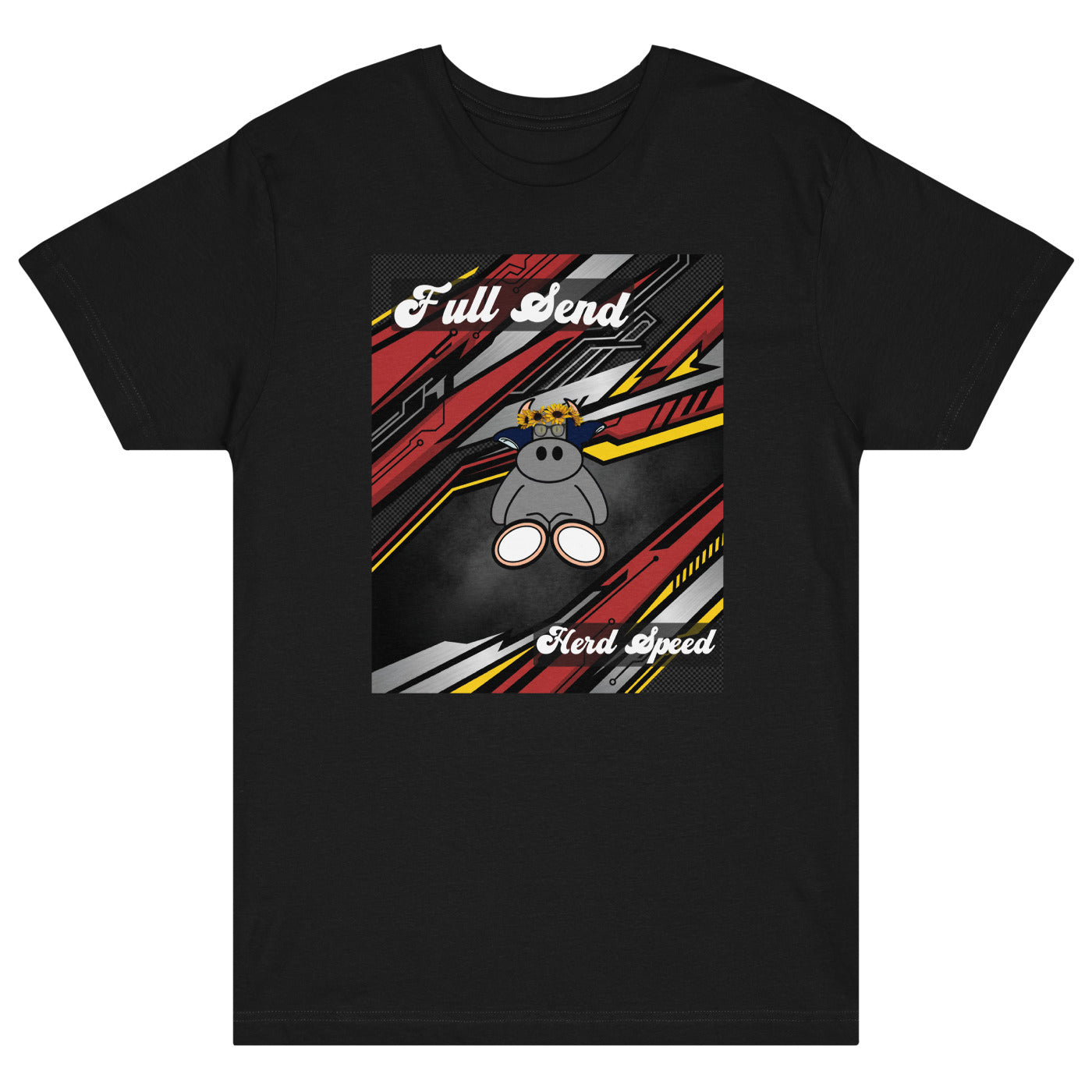 Pocket Cows Unisex Fine Jersey Tee — Design 265