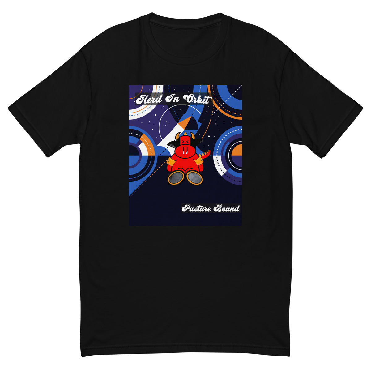 Pocket Cows Men's Fitted T-Shirt — Design 280