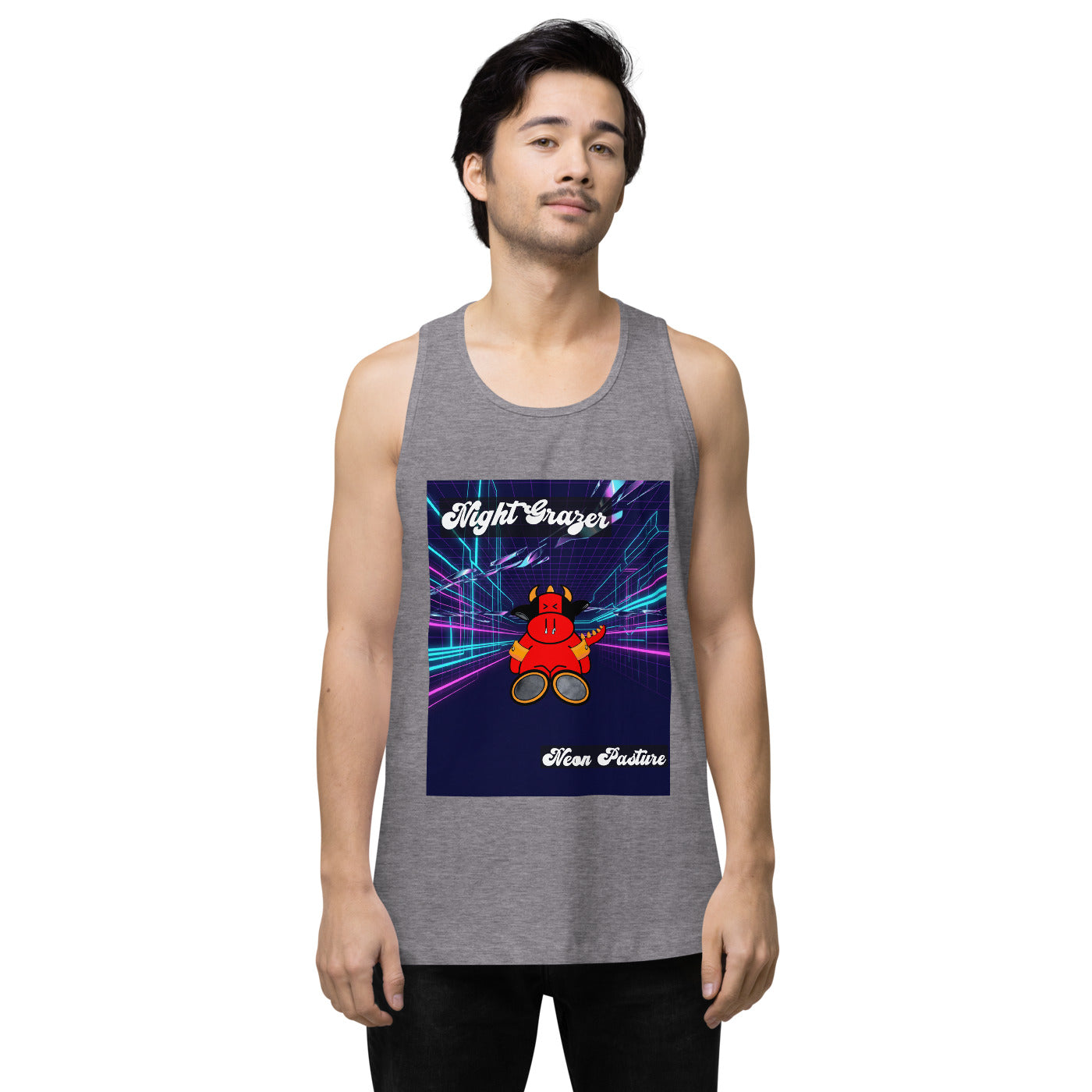 Pocket Cows Men's Tank Top — Design 250