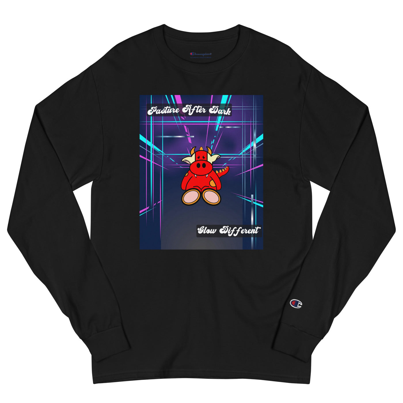 Pocket Cows Men’s Long Sleeve T-Shirt — Design 273