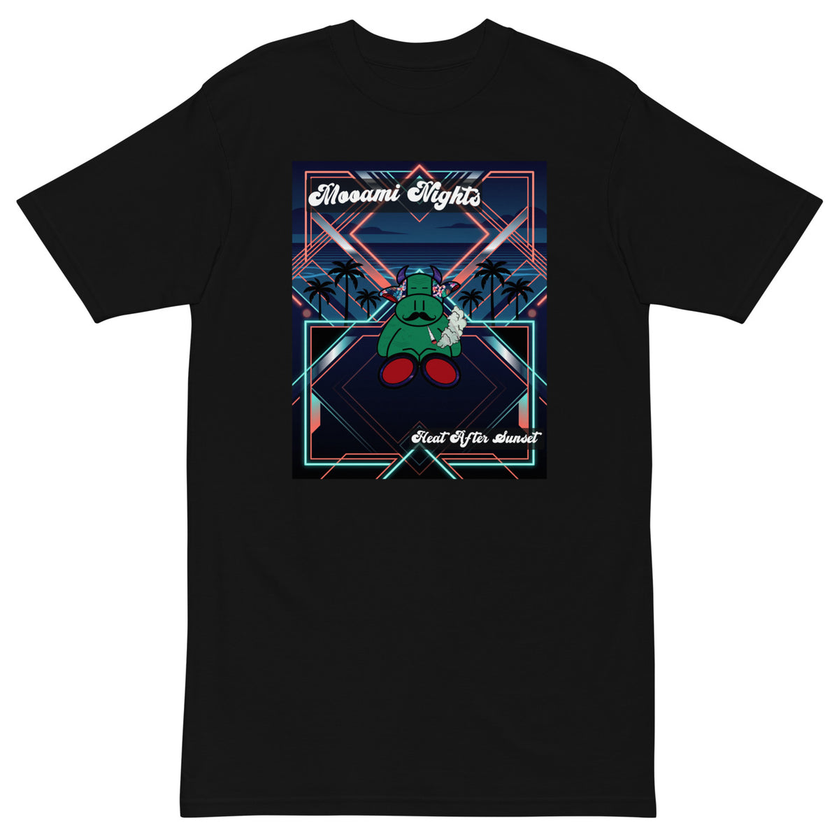 Pocket Cows Heavyweight Tee — Pasture Vice — Design 167 — alternate view