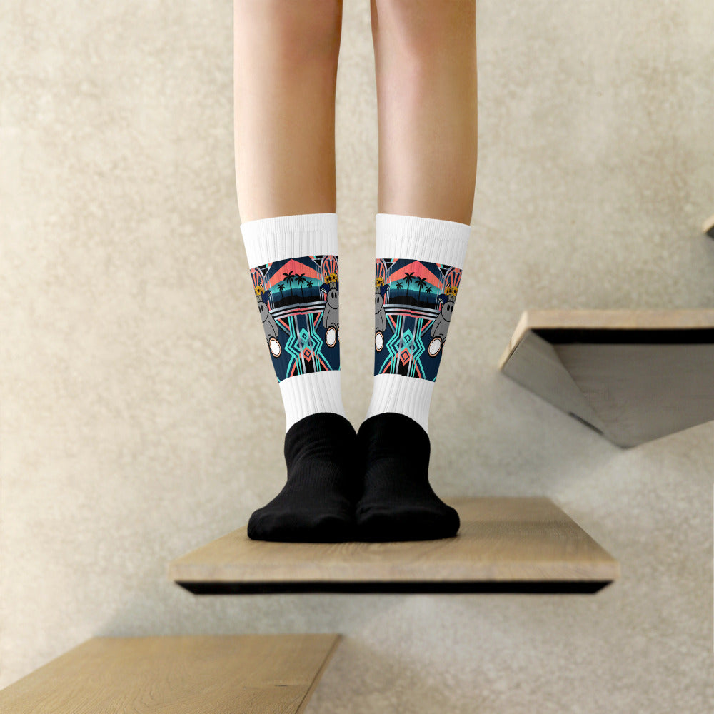 Pasture Vice Black Foot Sublimated Socks