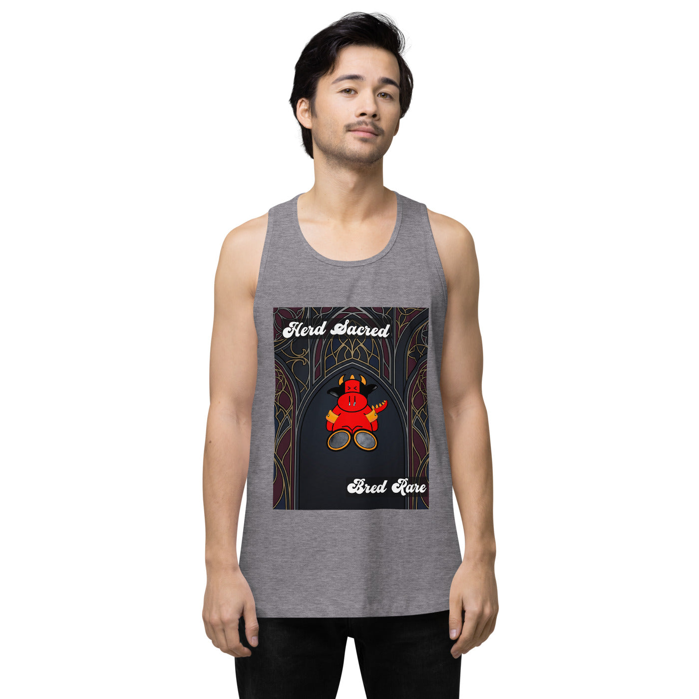 Pocket Cows Men's Tank Top — Design 267