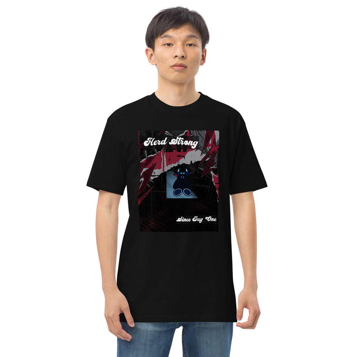 Pocket Cows Heavyweight Tee — No Bull Left — Design 743