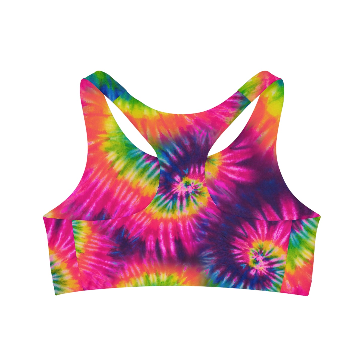 Tie Dye Seamless Sports Bra (AOP)