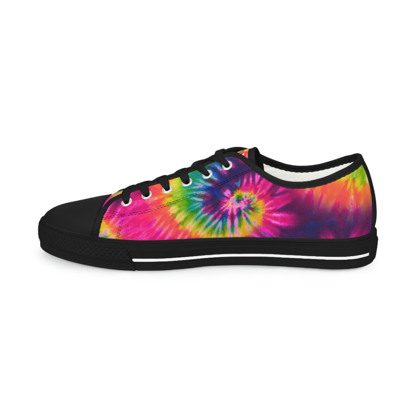 Tie Dye Men's Low Top Sneakers