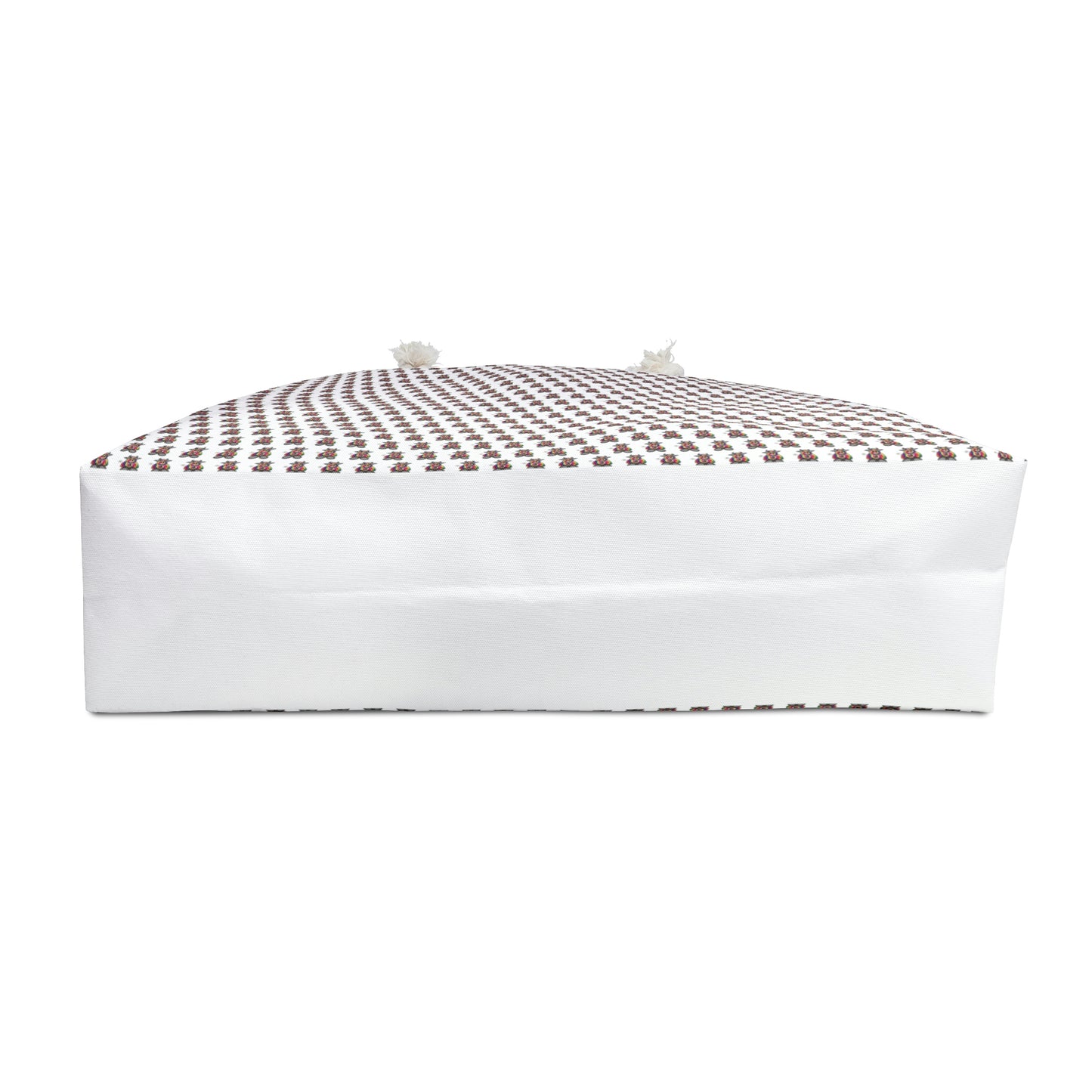 White Pattern Weekender Bag