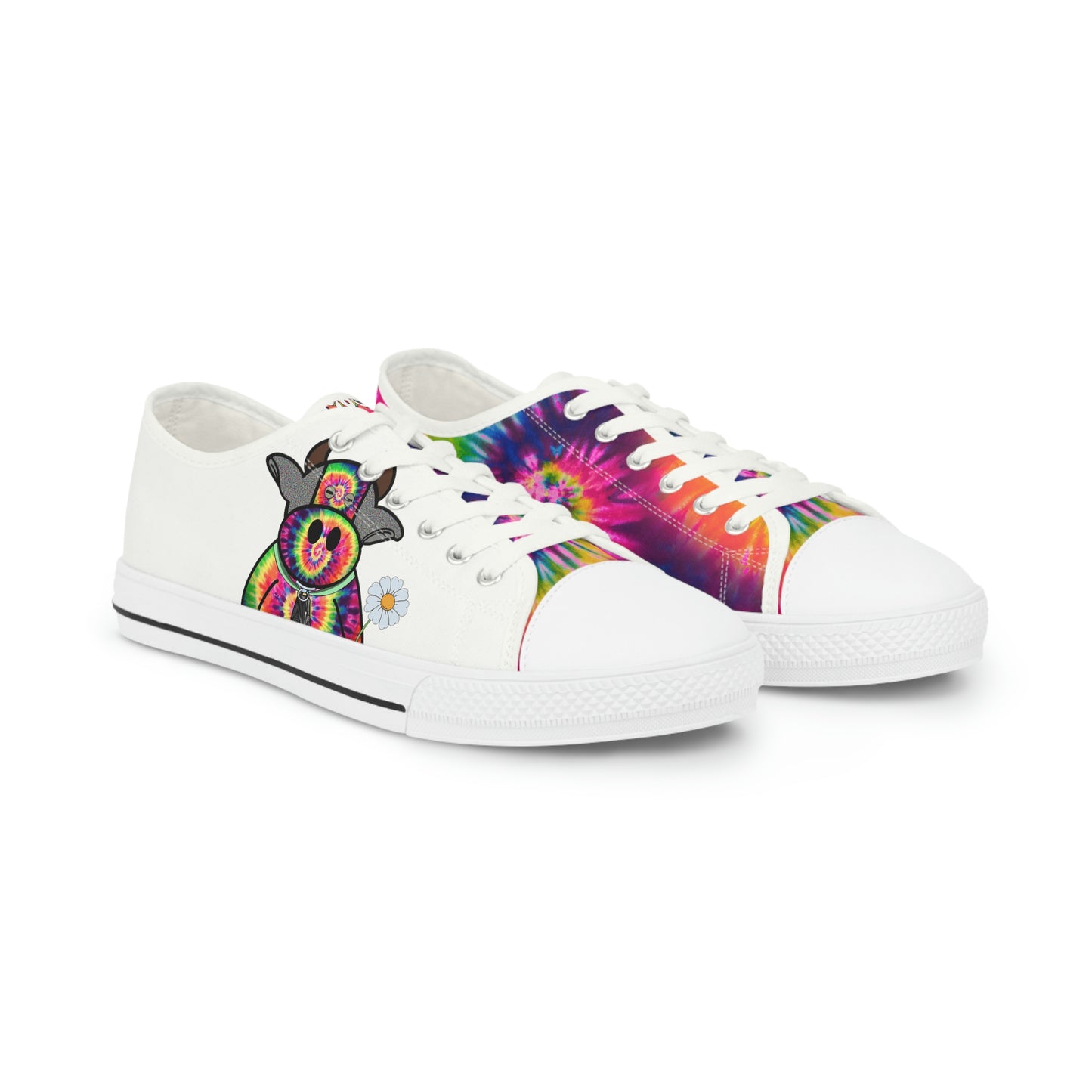 Tie Dye Men's Low Top Sneakers