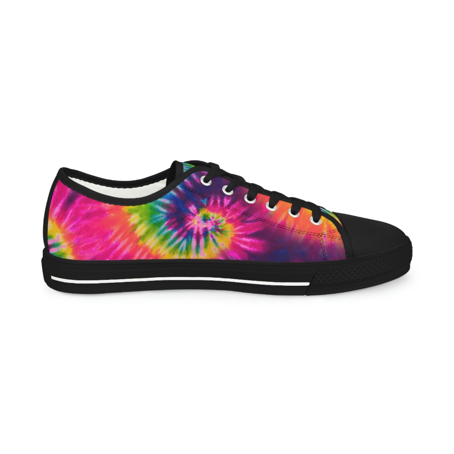 Tie Dye Men's Low Top Sneakers