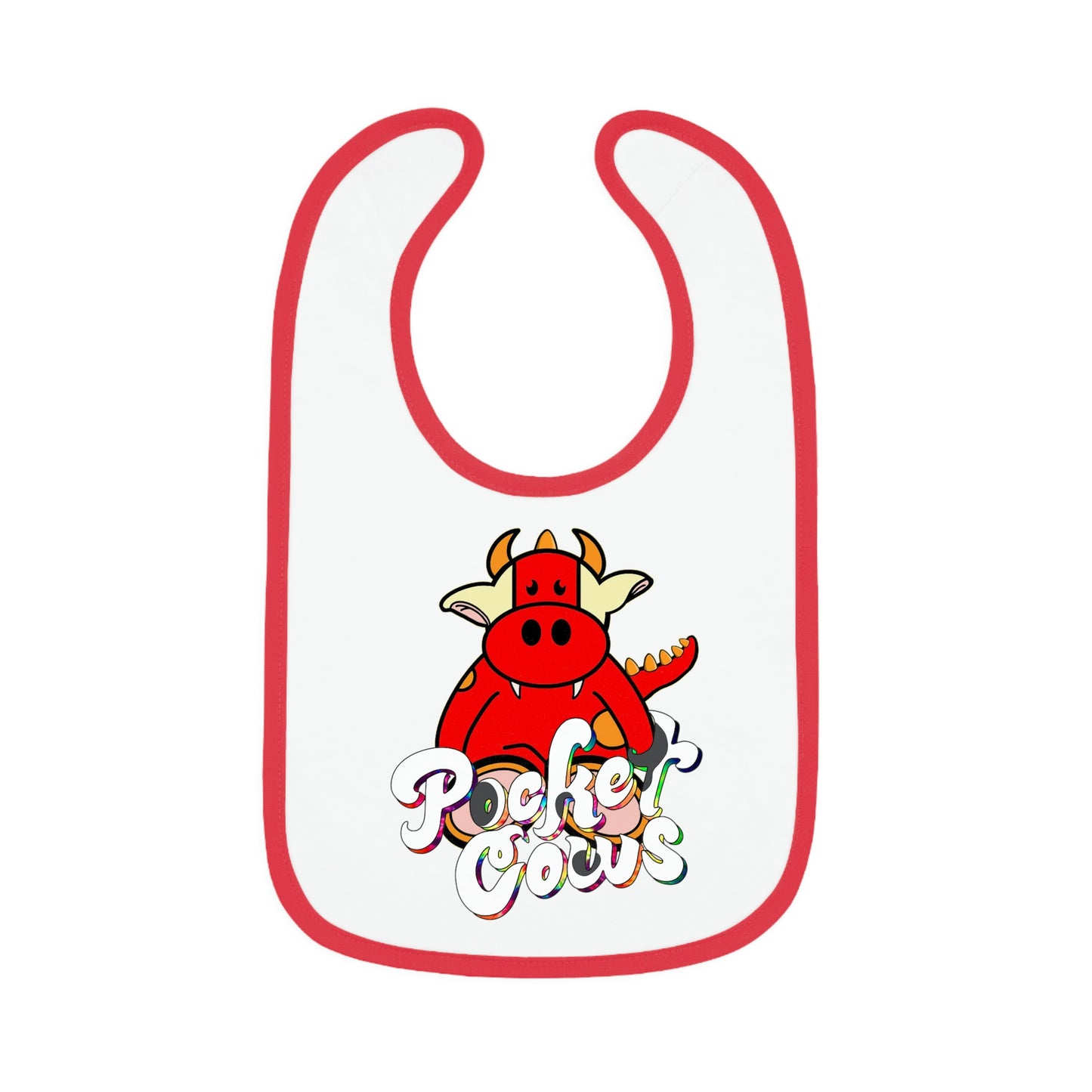 Baby Contrast Trim Jersey Bib