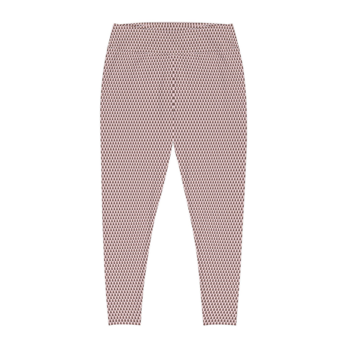 Pink Pattern Plus Size Leggings