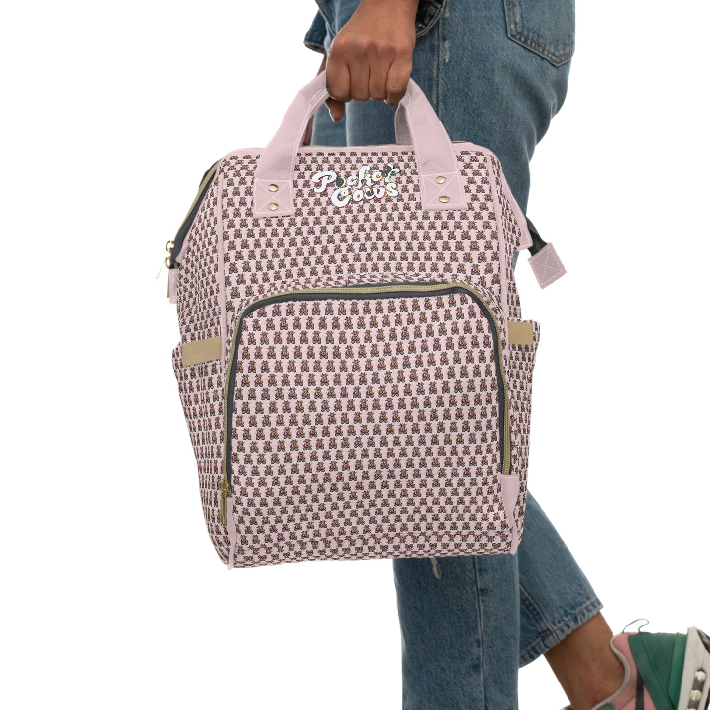 Pink Multifunctional Backpack