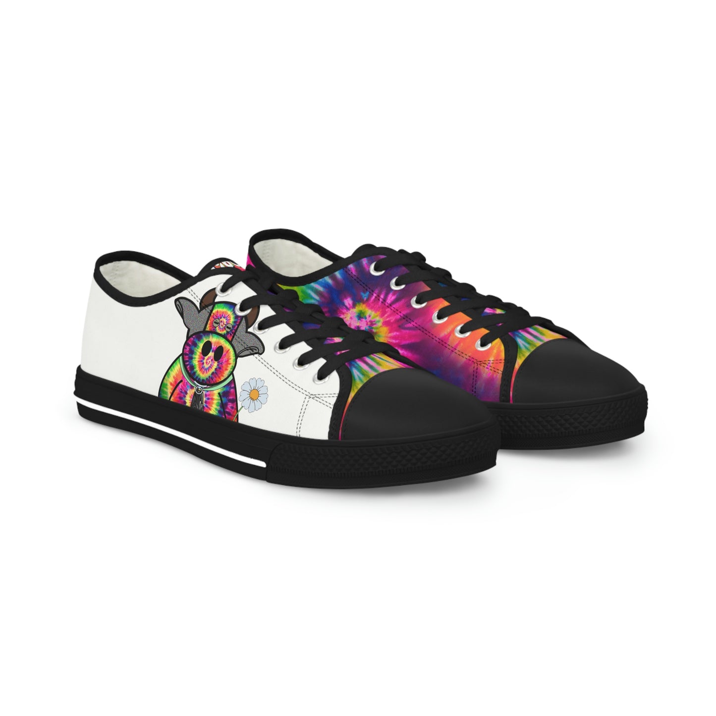 Tie Dye Men's Low Top Sneakers