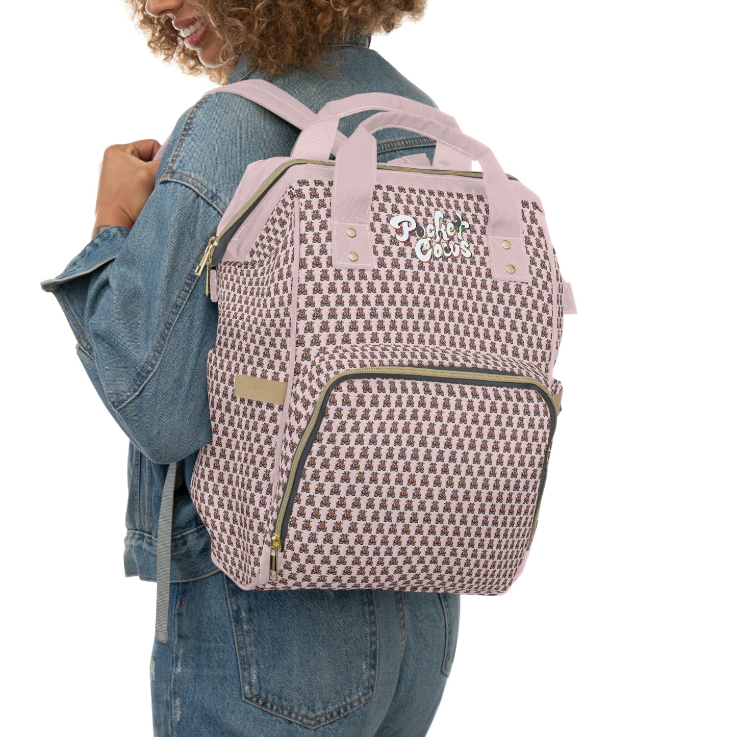 Pink Multifunctional Backpack
