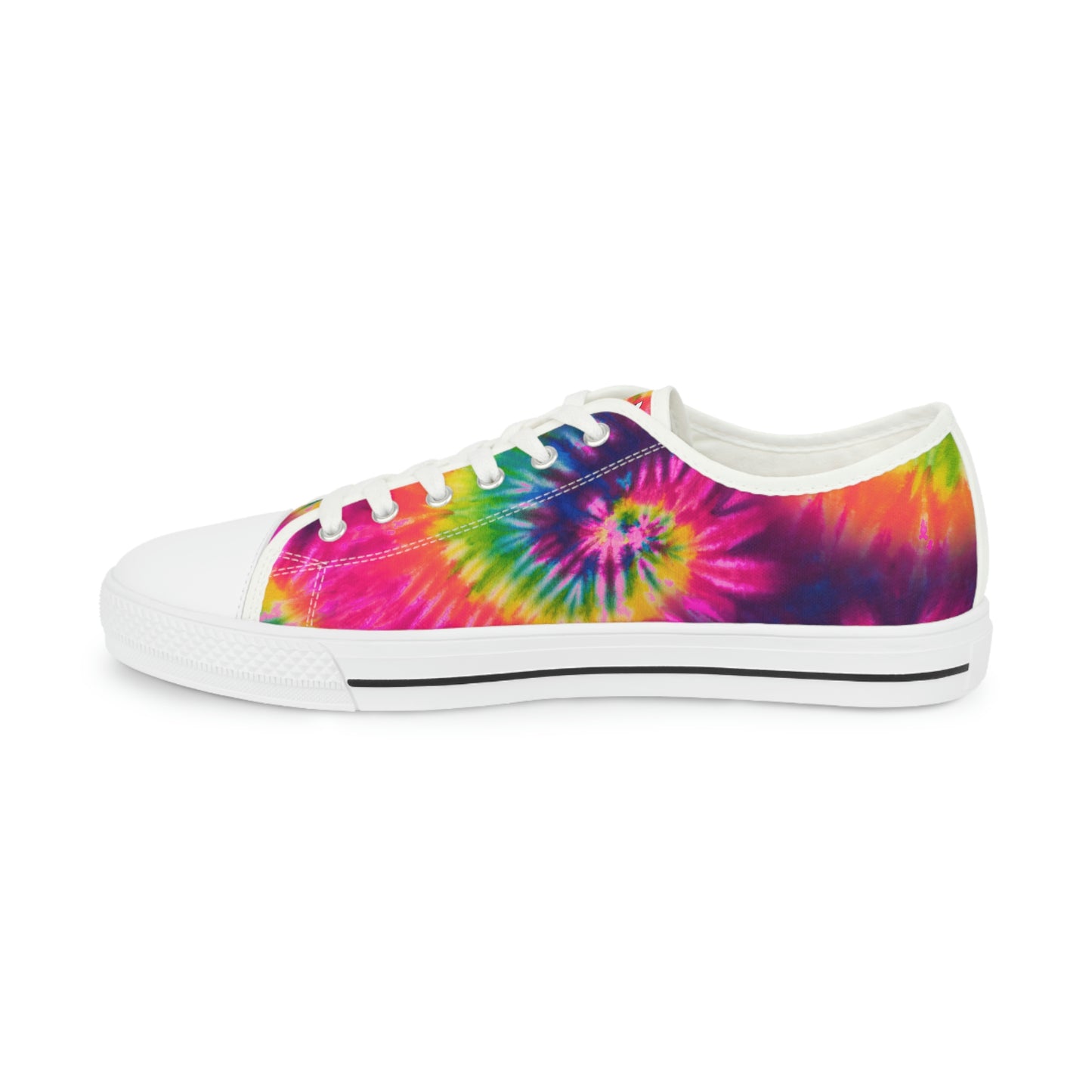 Tie Dye Men's Low Top Sneakers