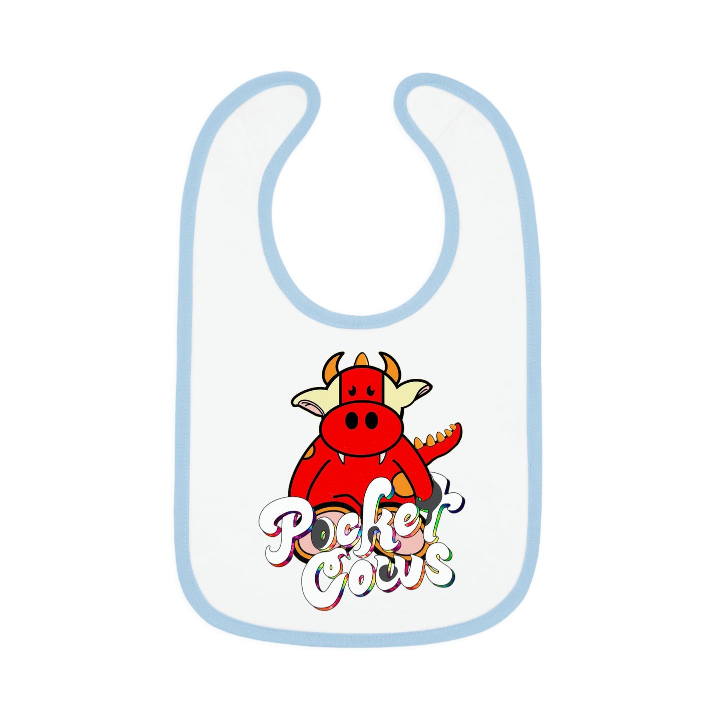 Baby Contrast Trim Jersey Bib