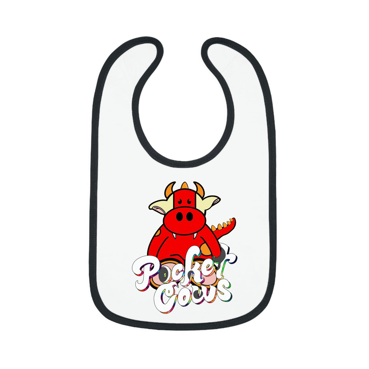 Baby Contrast Trim Jersey Bib