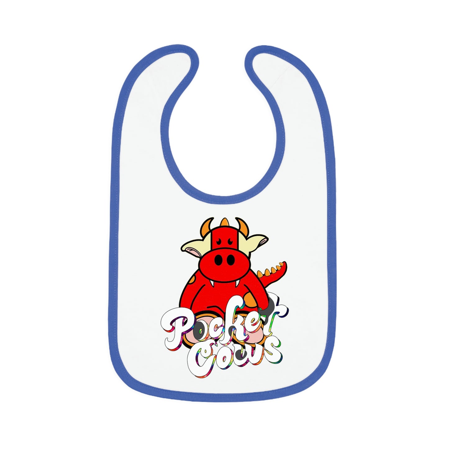 Baby Contrast Trim Jersey Bib