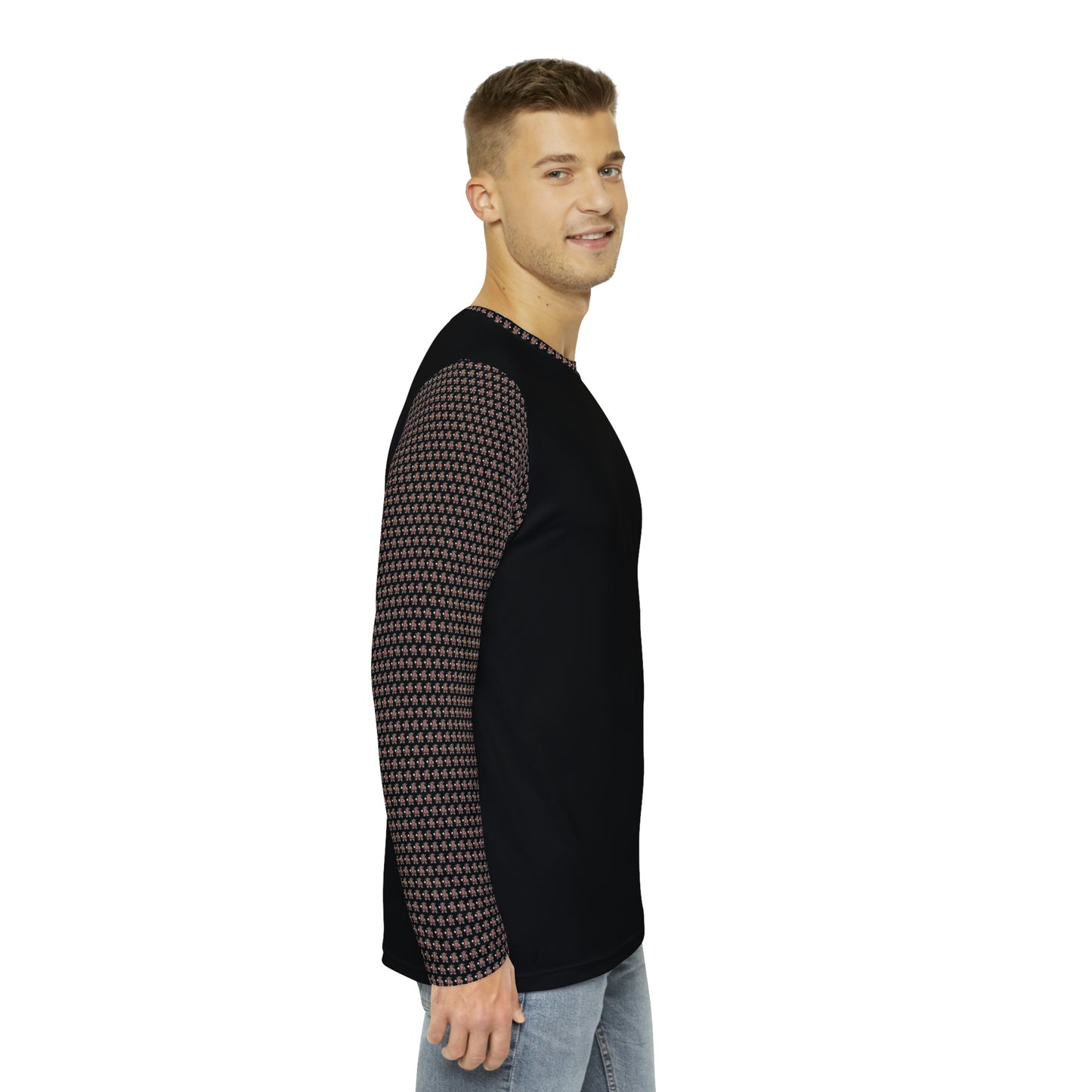 Pattern Men's Long Sleeve AOP Shirt