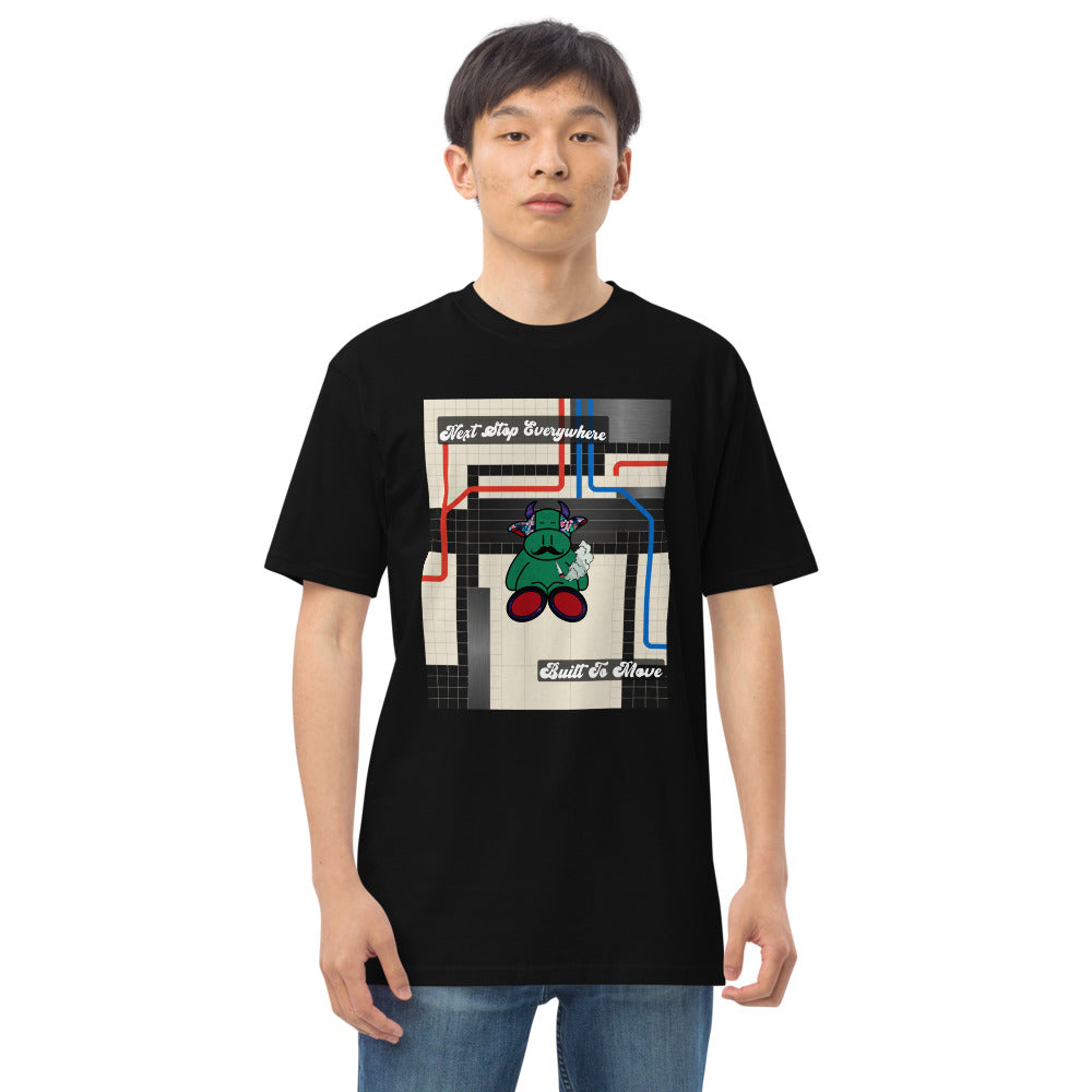 Pocket Cows Heavyweight Tee — Move Different — Design 171