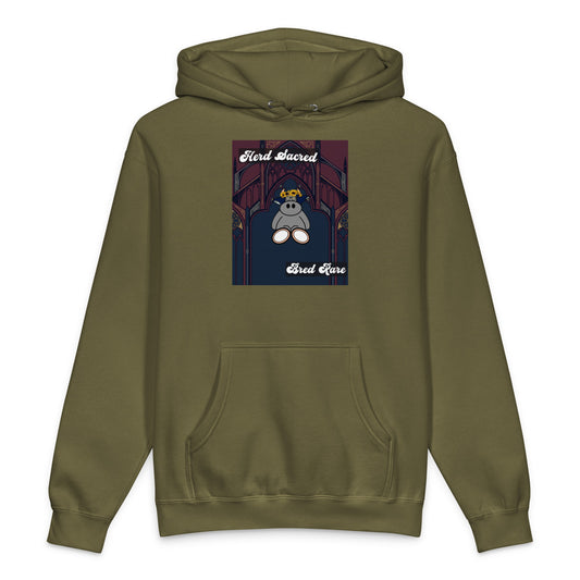 Pocket Cows Unisex Heavyweight Hooded Sweatshirt — Design 271
