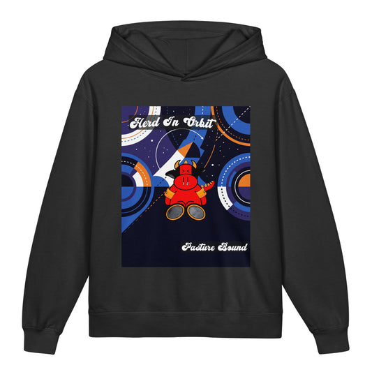 Pocket Cows Youth Garment-Dyed Lightweight Hooded Sweatshirt — Design 280