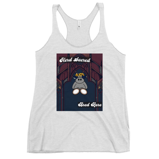 Pocket Cows Women's Racerback Tank Top — Design 271
