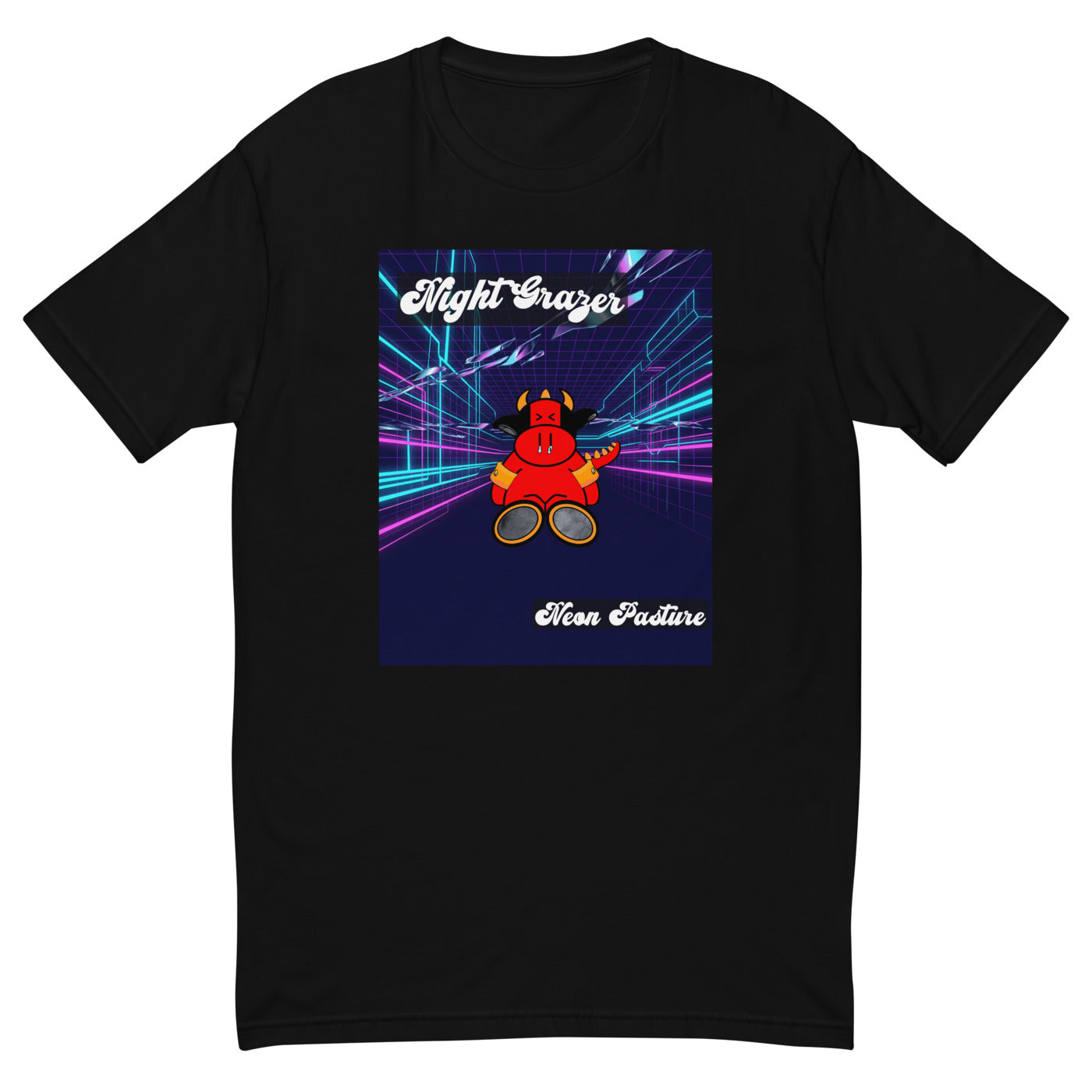 Pocket Cows Men's Fitted T-Shirt — Design 250
