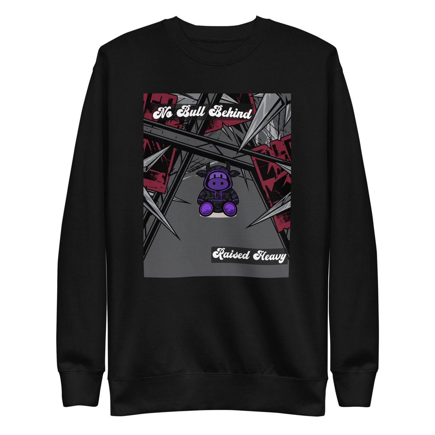 Pocket Cows Crewneck — No Bull Left — Design 894