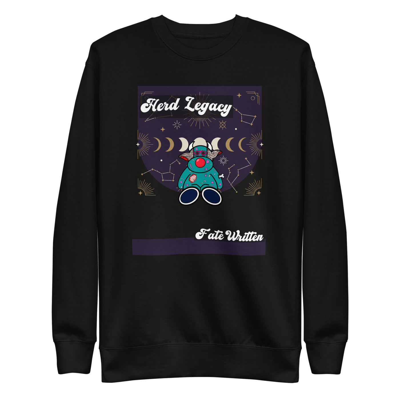 Pocket Cows Crewneck — Written In The Herd — Design 803