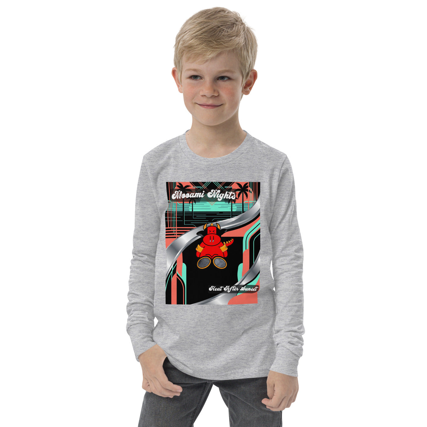 Pocket Cows Youth Long Sleeve Tee — Design 272