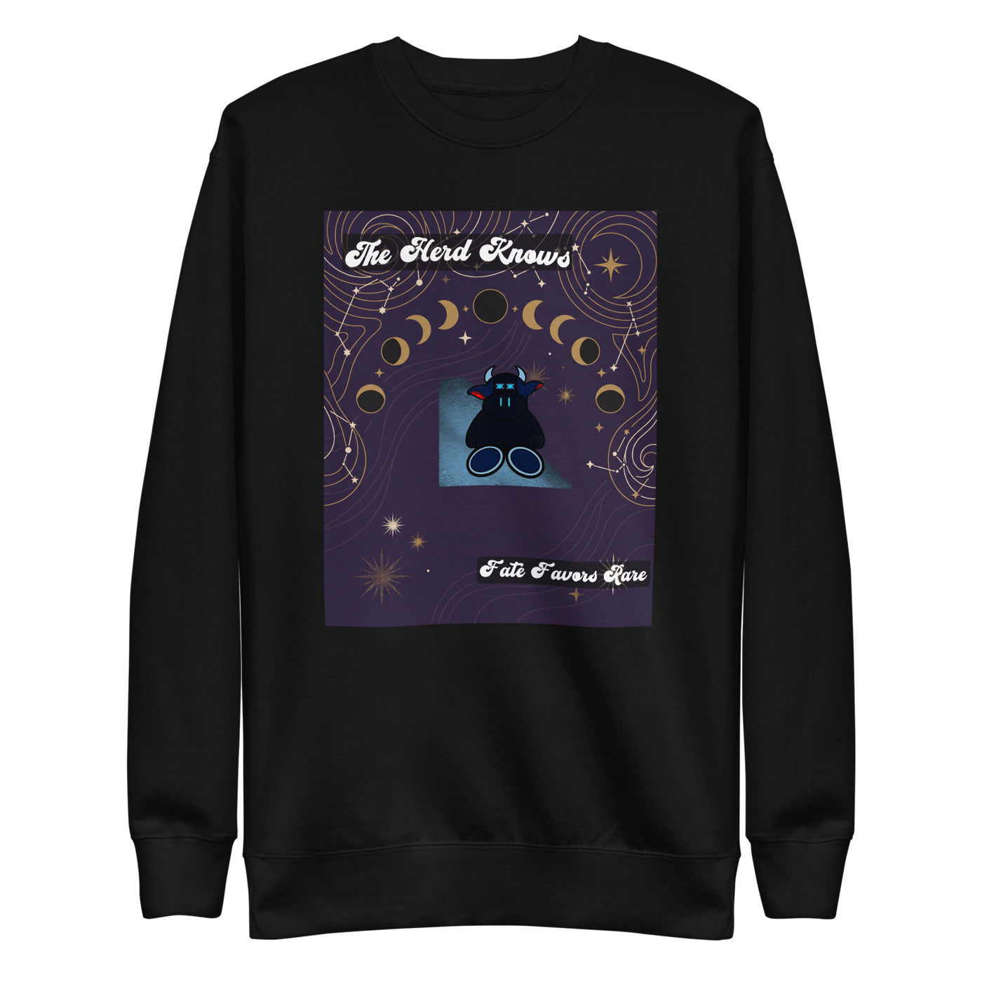 Pocket Cows Crewneck — Written In The Herd — Design 184
