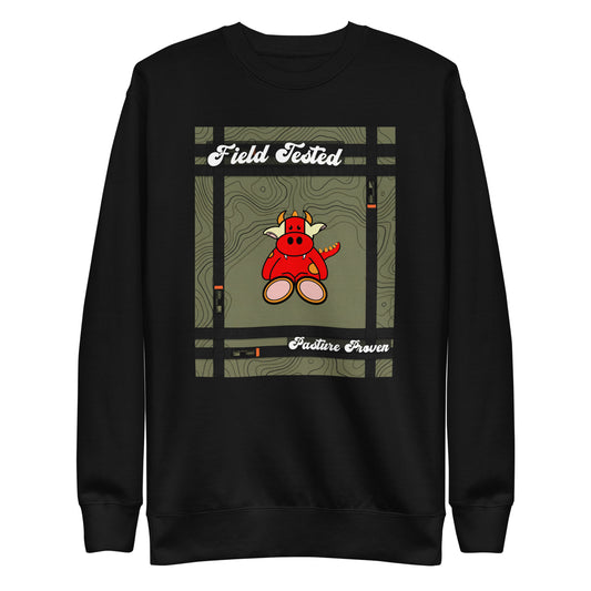 Pocket Cows Crewneck — Built To Roam — Design 53