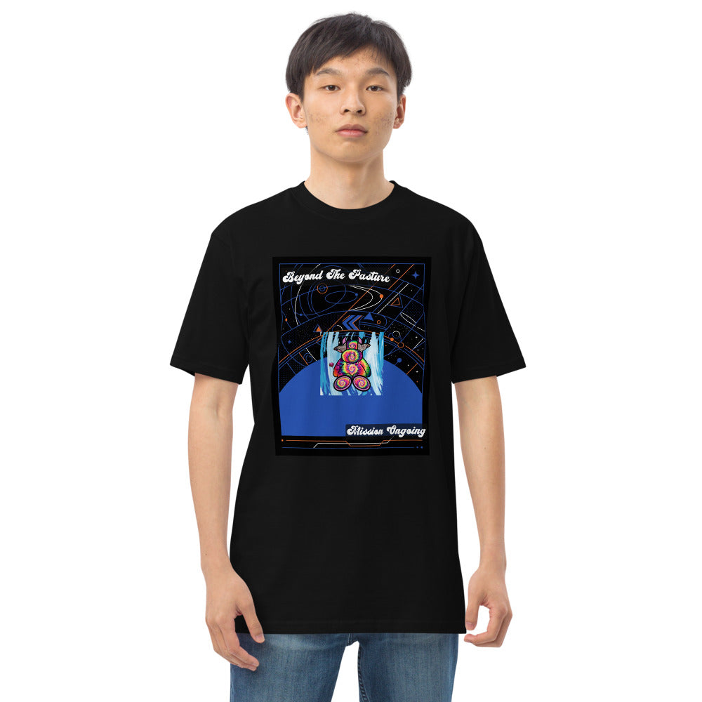 Pocket Cows Heavyweight Tee — Orbit The Herd — Design 156