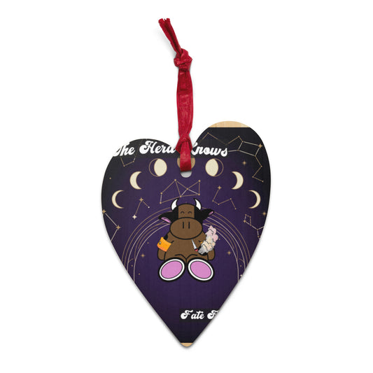 Pocket Cows Wooden Ornaments — Written In The Herd — Design 766
