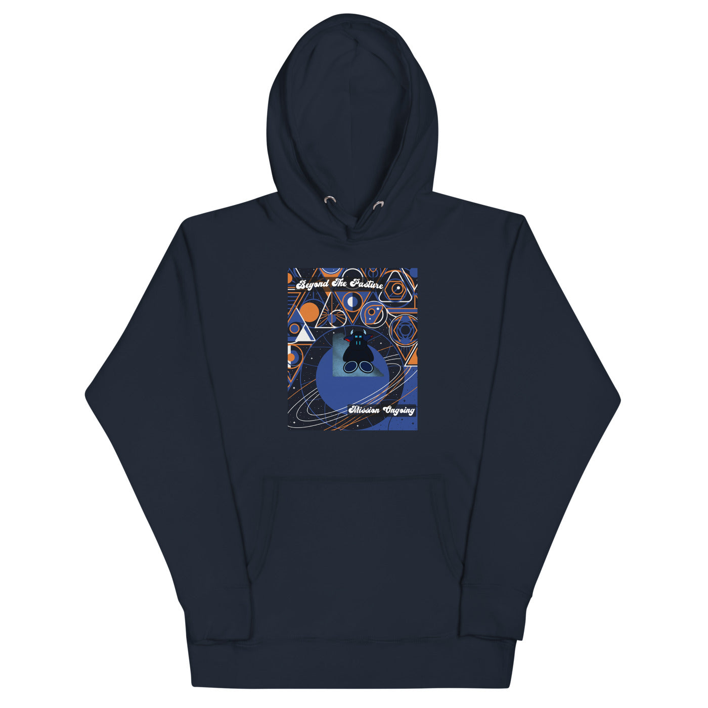 Pocket Cows Hoodie — Orbit The Herd — Design 180