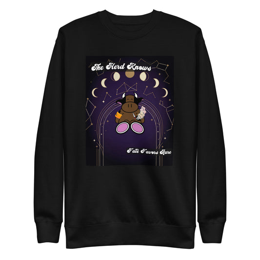 Pocket Cows Crewneck — Written In The Herd — Design 766