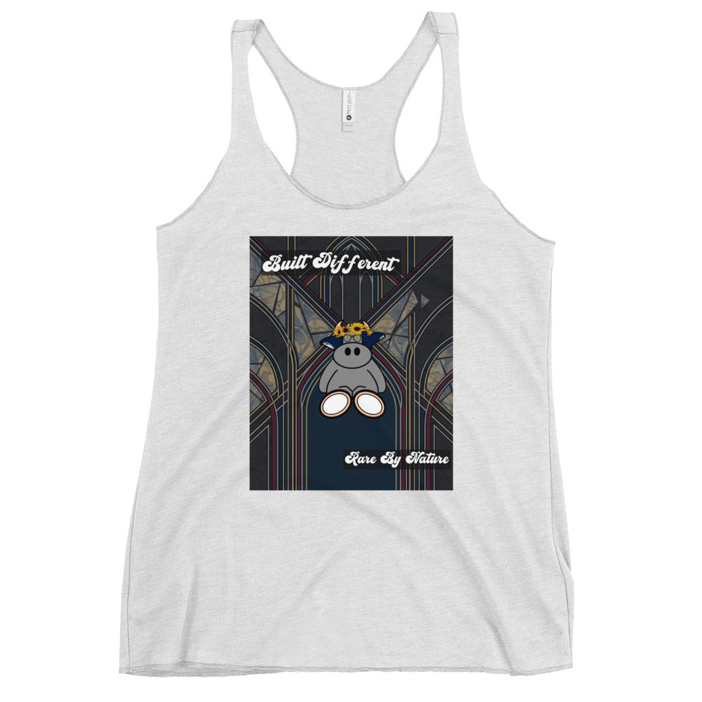 Pocket Cows Women's Racerback Tank Top — Design 269