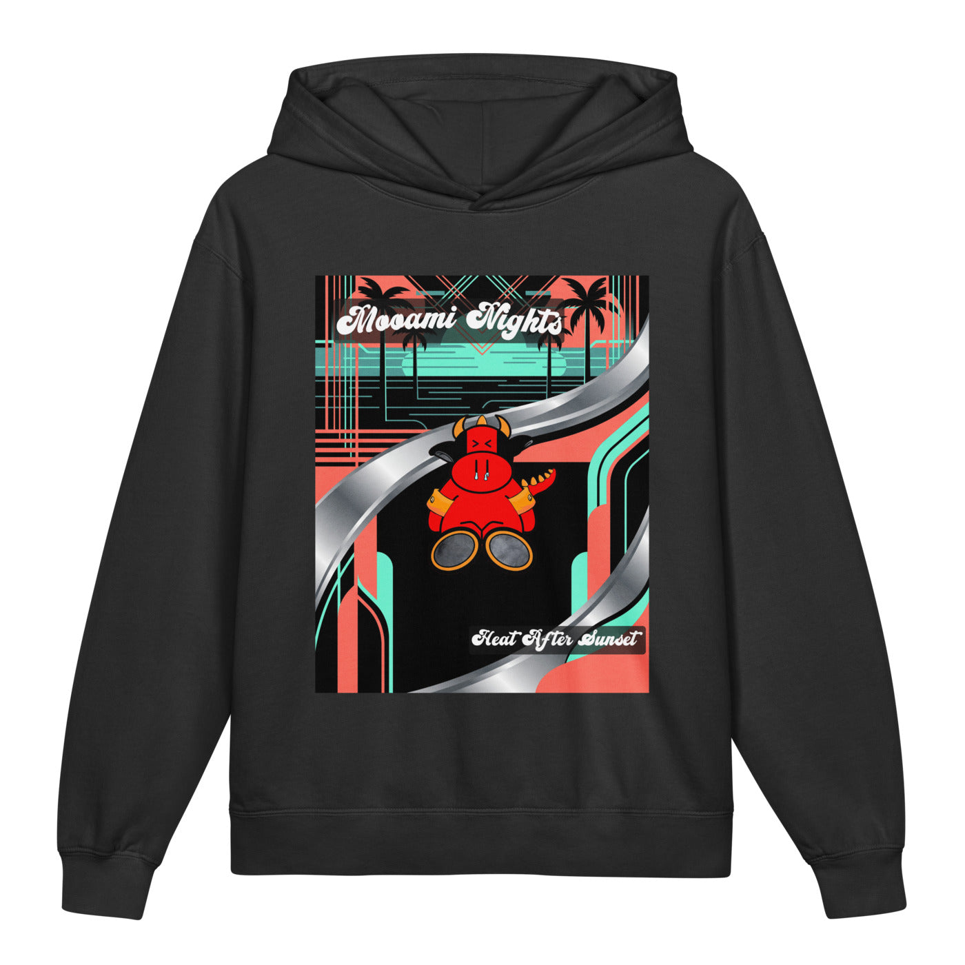Pocket Cows Youth Garment-Dyed Lightweight Hooded Sweatshirt — Design 272