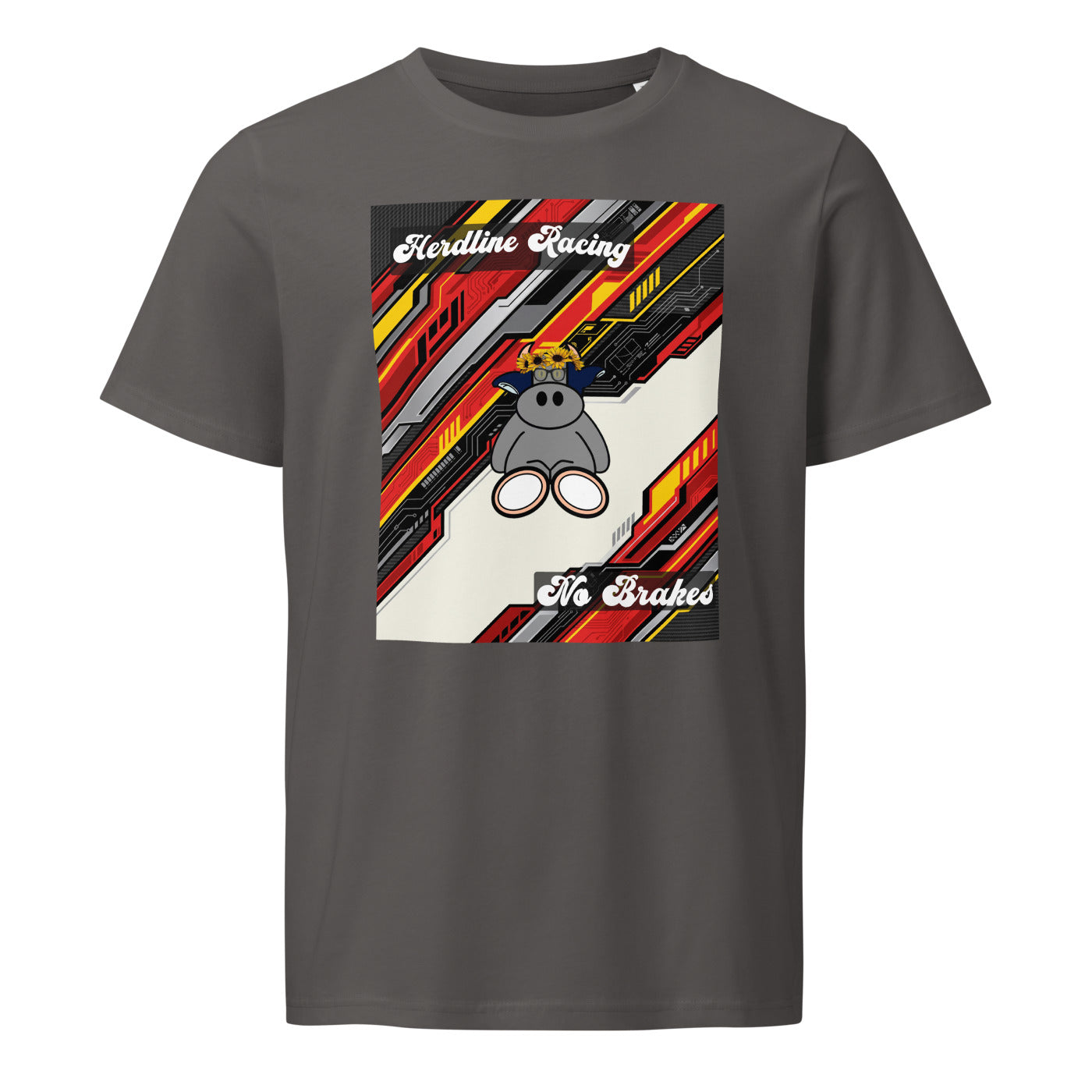 Pocket Cows Unisex Organic Mid-Light Crafter T-Shirt — Design 263