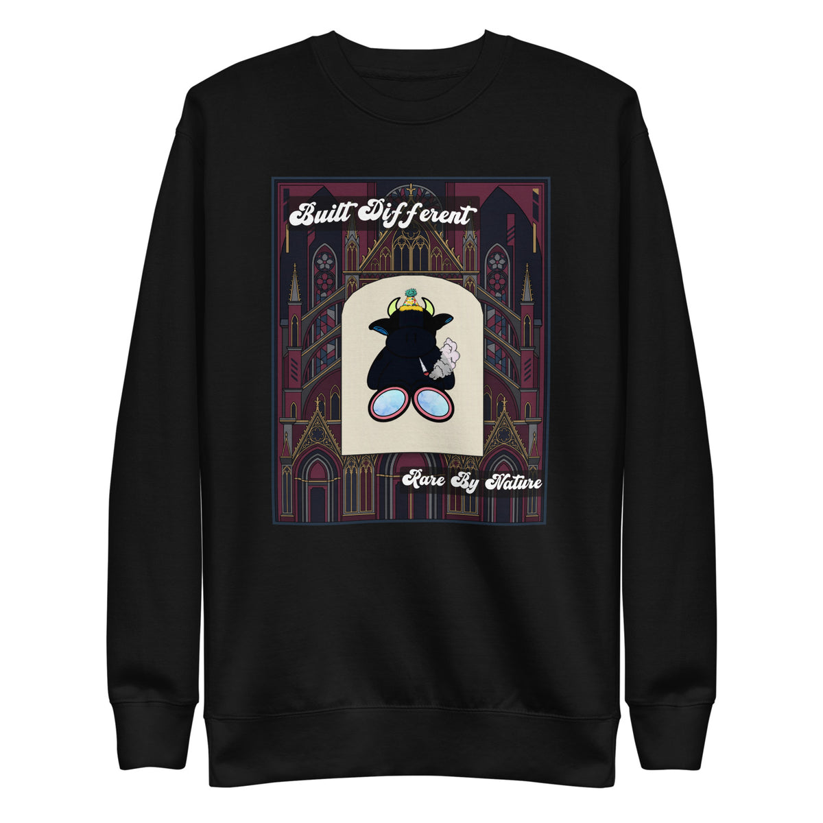 Pocket Cows Crewneck — Sacred Herd — Design 08