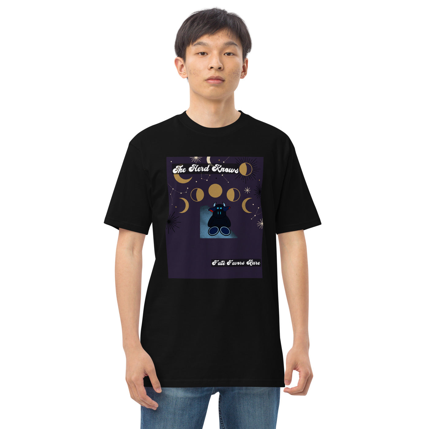 Pocket Cows Heavyweight Tee — Written In The Herd — Design 759