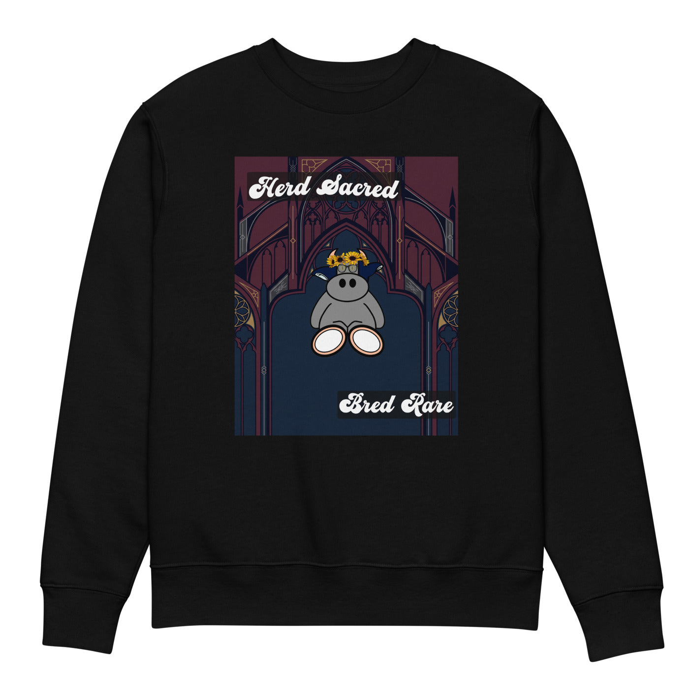 Pocket Cows Unisex Organic Changer 2.0 Sweatshirt — Design 271