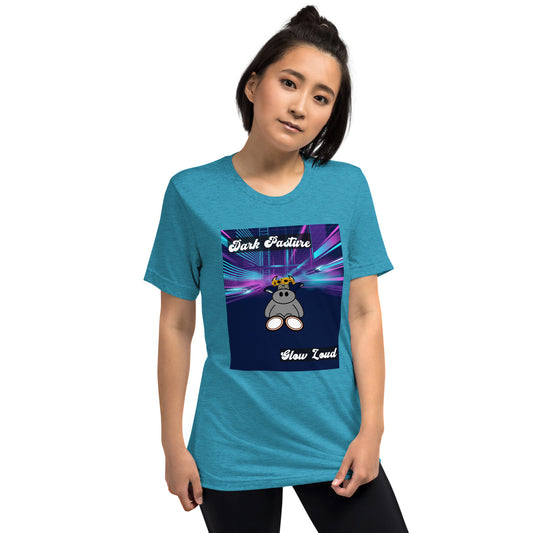 Pocket Cows Unisex Tri-Blend T-Shirt — Design 255