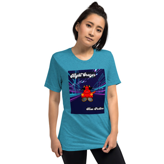 Pocket Cows Unisex Tri-Blend T-Shirt — Design 250