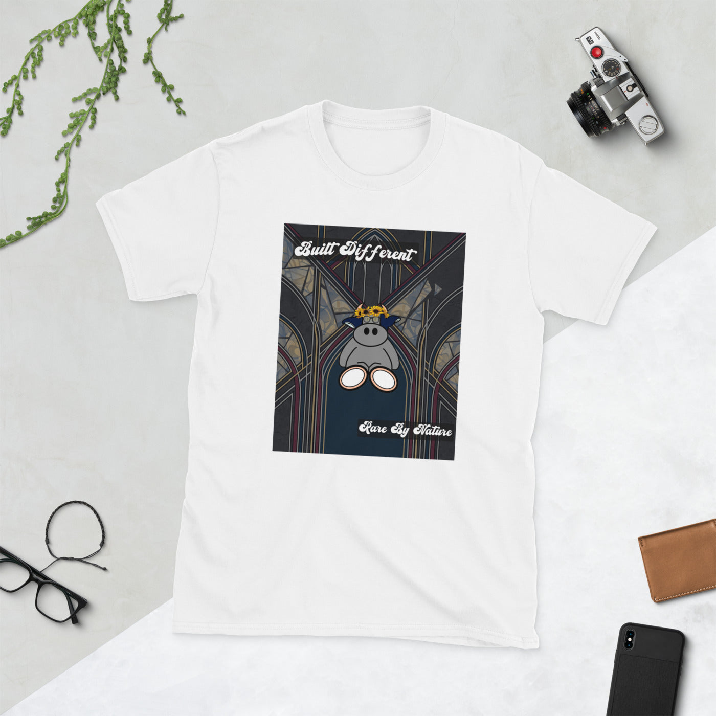 Pocket Cows Unisex Softstyle T-Shirt — Design 269
