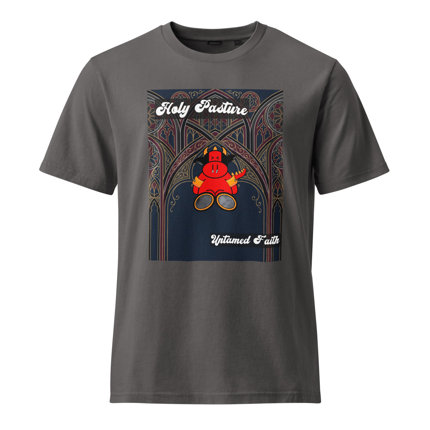 Pocket Cows Unisex Garment Dyed Creator 2.0 Vintage T-Shirt — Design 270