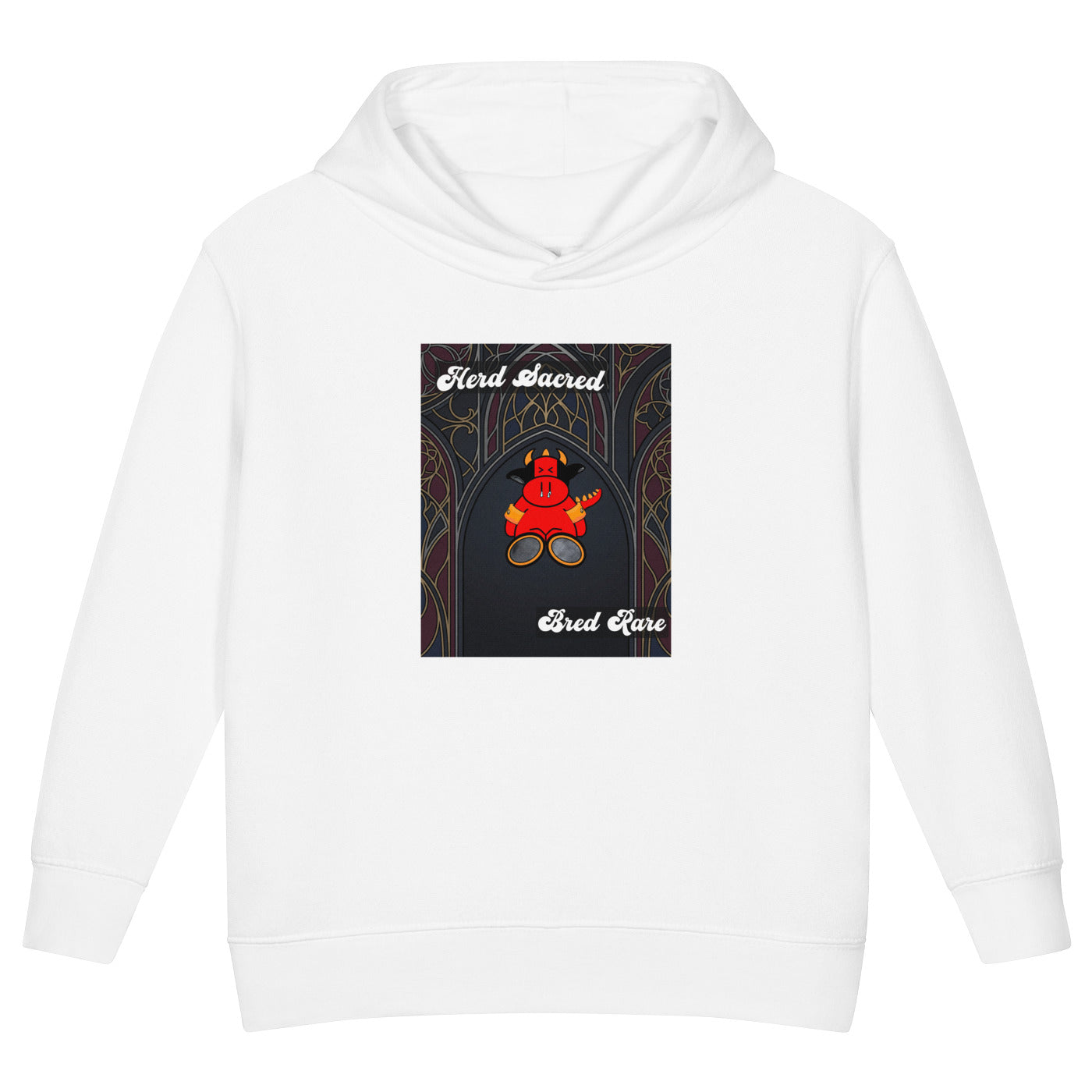 Pocket Cows Toddler Pullover Fleece Hoodie — Design 267